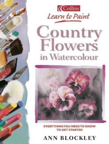 Country flowers watercolour - country,