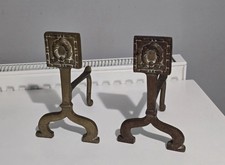 2 Vintage Brass Laurel Wreath