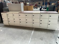 3 Compartment Lockers c/w Programmable Locks & Master Key Override single & twin