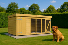 Dog Kennel & Run 8ft x 6ft