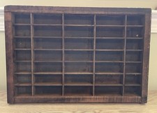 Antique Wooden Printer Tray