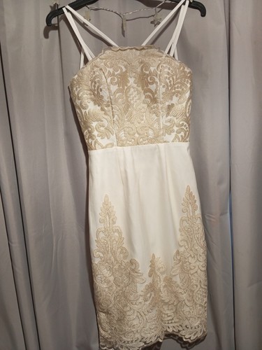 Stunning cream and gold - and,