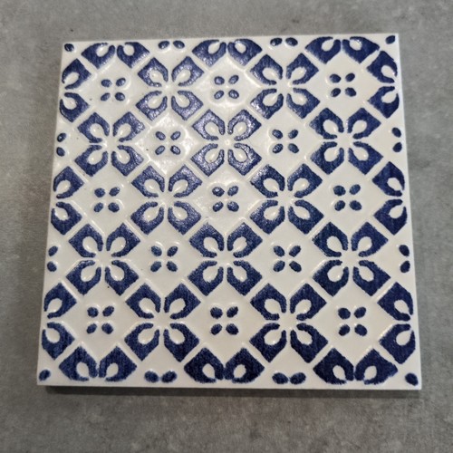 10cm square blue - 4", &