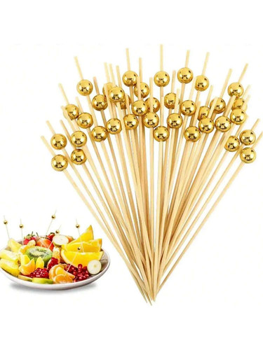 50pcs gold bead bamboo - bead,