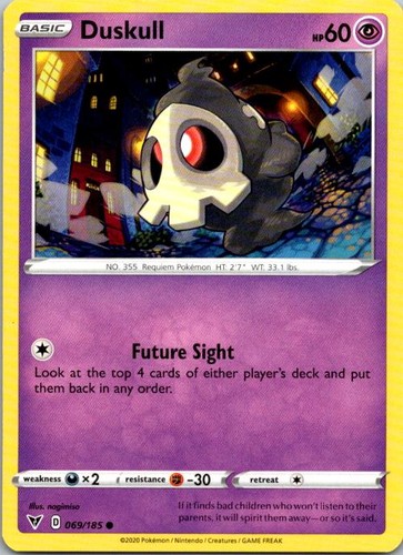 Duskull 069 185 common - 069/185, vivid