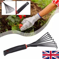 New Gardening Hand Rake Leaf