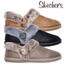 Skechers Womens Slippers Black