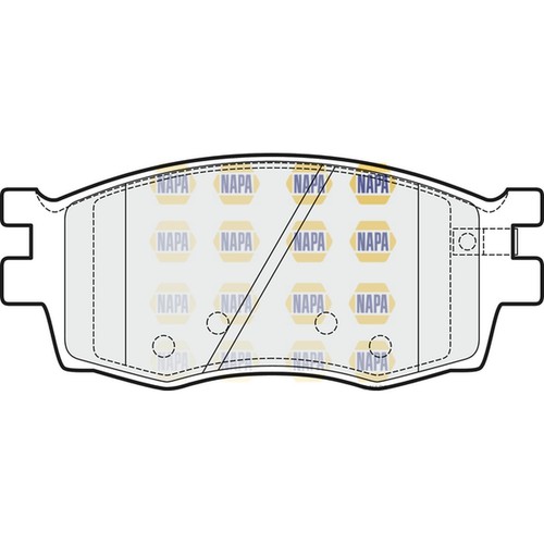 Brake pads set - set, for