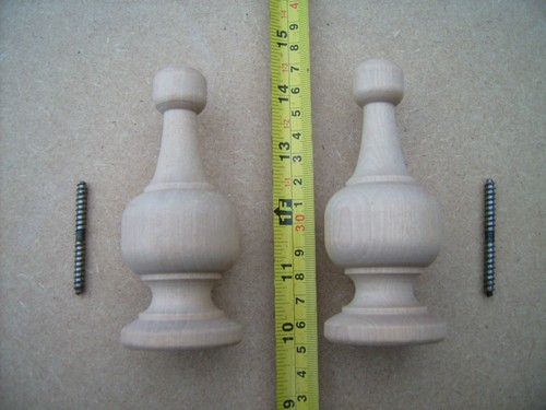 Extra large hardwood clock - 2x,