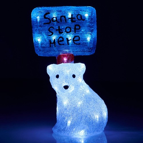 Wilko polar bear santa stop - bear,