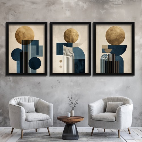 Modern geometric wall art - modern,