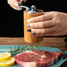 Pepper Grinder Multipurpose Wood Pepper Mill