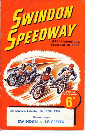 Speedway programme swindon v - speedway,