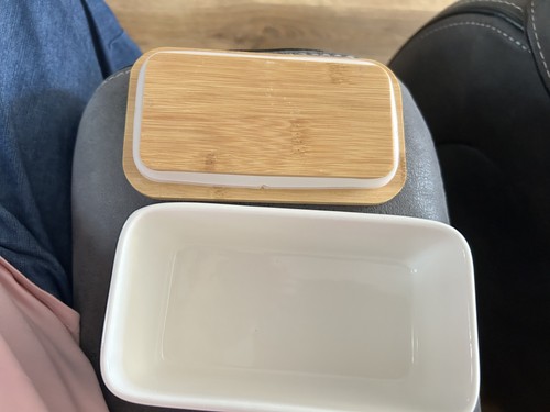 Large butter dish ceramic - large,