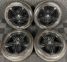 20" GENUINE AUDI Q5 5 TRIPLE SPOKE SEGMENT PEELER BLACK S LINE ALLOY TYRE WHEELS