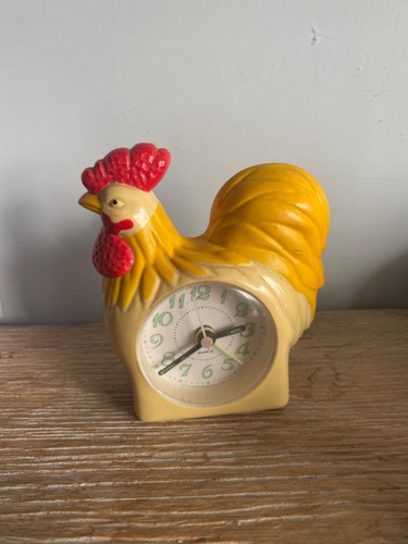 Vintage chicken alarm clock - chicken,