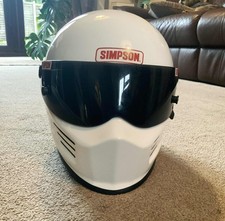 Simpson Bandit helmet, white