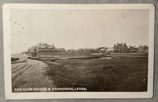 Leven WW1 VINTAGE POSTCARD  GOLF  CLUB HOUSES