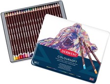 Derwent Coloursoft Colouring Pencils, Drawing & Writing, Set Of 36, Ideal For