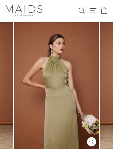 Tilly satin high neck - satin,