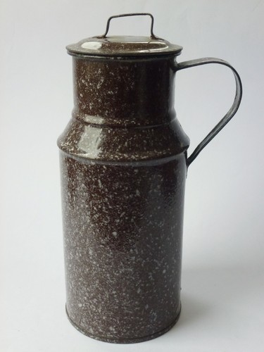 Antique enamel jug - enamel, pre