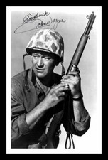 John Wayne Autograph Signed &