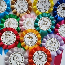 Horse Rosettes x 10 Assortment