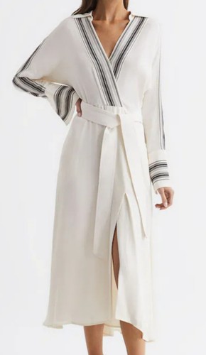 Reiss ivory nyla side - side, stripe
