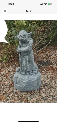 Star wars yoda garden grave - star,