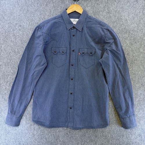 Levis denim shirt adult large - denim,