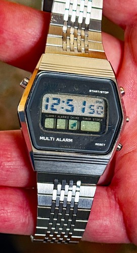 Rare vintage led digital watch - rare,