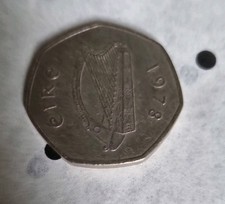 IRISH 1978 FIFTY PENCE 50p 