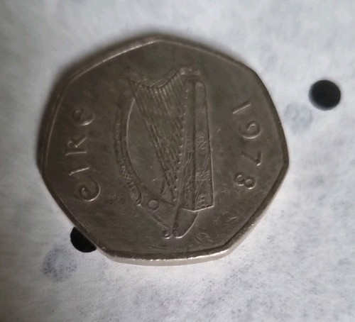 Irish 1978 fifty - fifty, pence