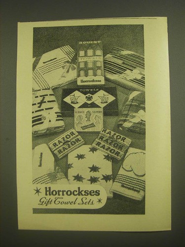 1958 horrockses gift towel - horrockses,