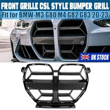 CARBON FIBER STYLE CSL STYLE GRILL GRILLE FOR 2021-24 BMW M3 G80 M4 G82 G83 UK