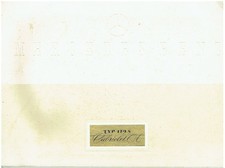 MERCEDES BENZ W136 170S CABRIOLET A 1950 FACTORY SALES BROCHURE (D TEXT) *REPRO*