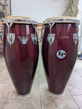 Pair Of Congas - No Stand - Possibly Percussion Plus? Good Heads LP Sticker