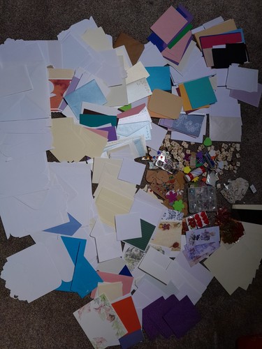 Card making paper - making,