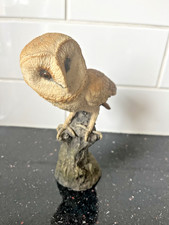 Owl On Tree Stump , Owl 11cms Height, Tree Stump  8cms Used Good Condition