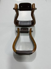 2-Inch Authentic Western Premium Rosewood Stirrups -High Quality and Stylish