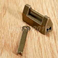 Antique Brass Padlock Jewelry