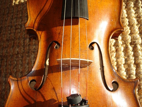 Old antique violin - violin,