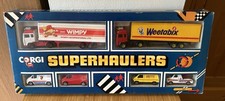 Rare Corgi Super Haulers 3167 Truck Drivers Gift Set Boxed - Free Postage!  