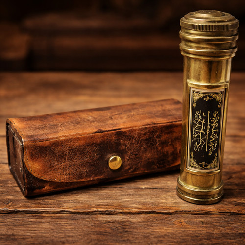 Vintage brass kaleidoscope - vintage,