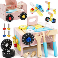 Wooden Kids Tool Set, Toys for