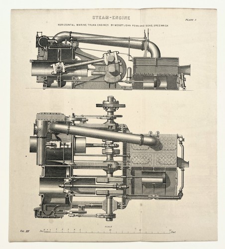 Marine steam engines - marine,