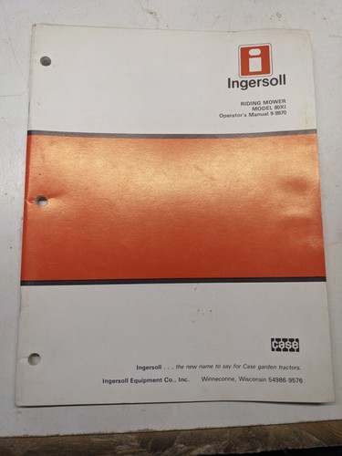 Ingersoll case tractor - ingersoll,