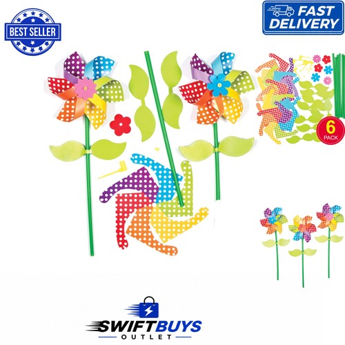 Floral windmill craft kits - floral,