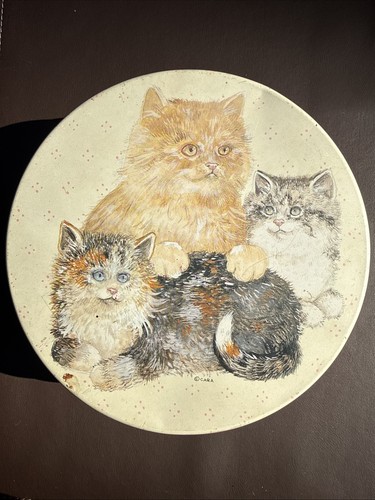 Bristol ware vintage cat - ware, tin