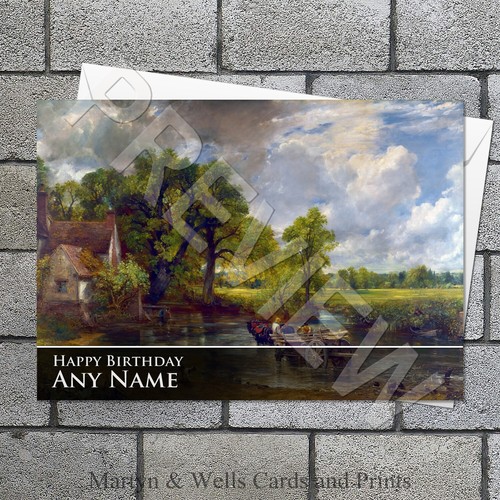 John constable birthday card - birthday,
